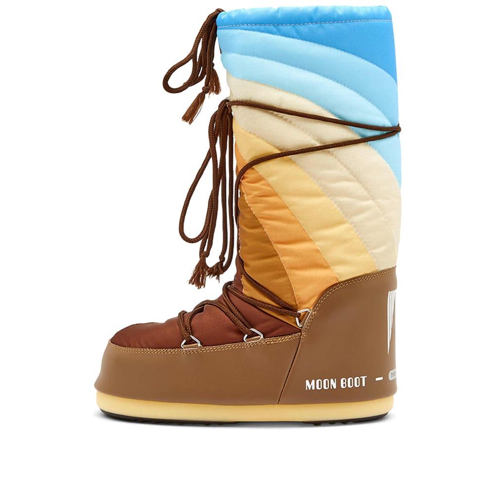 plastic Reageren mouw Moon Boot Icon Rainbow Boot in Brown | Lyst