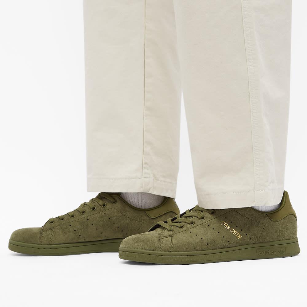 adidas Suede Stan Smith Wild Pine & Gold Metalic in Green for Men | Lyst