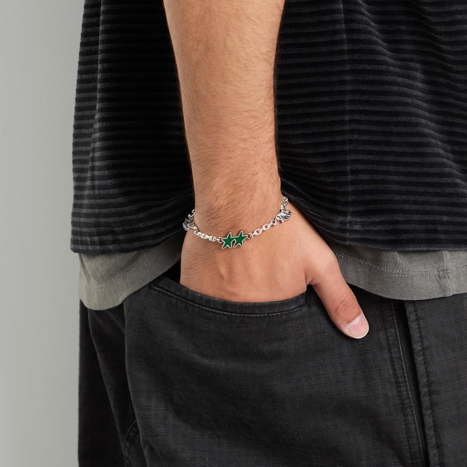 Twojeys Icon Horse Bracelet in Metallic for Men | Lyst