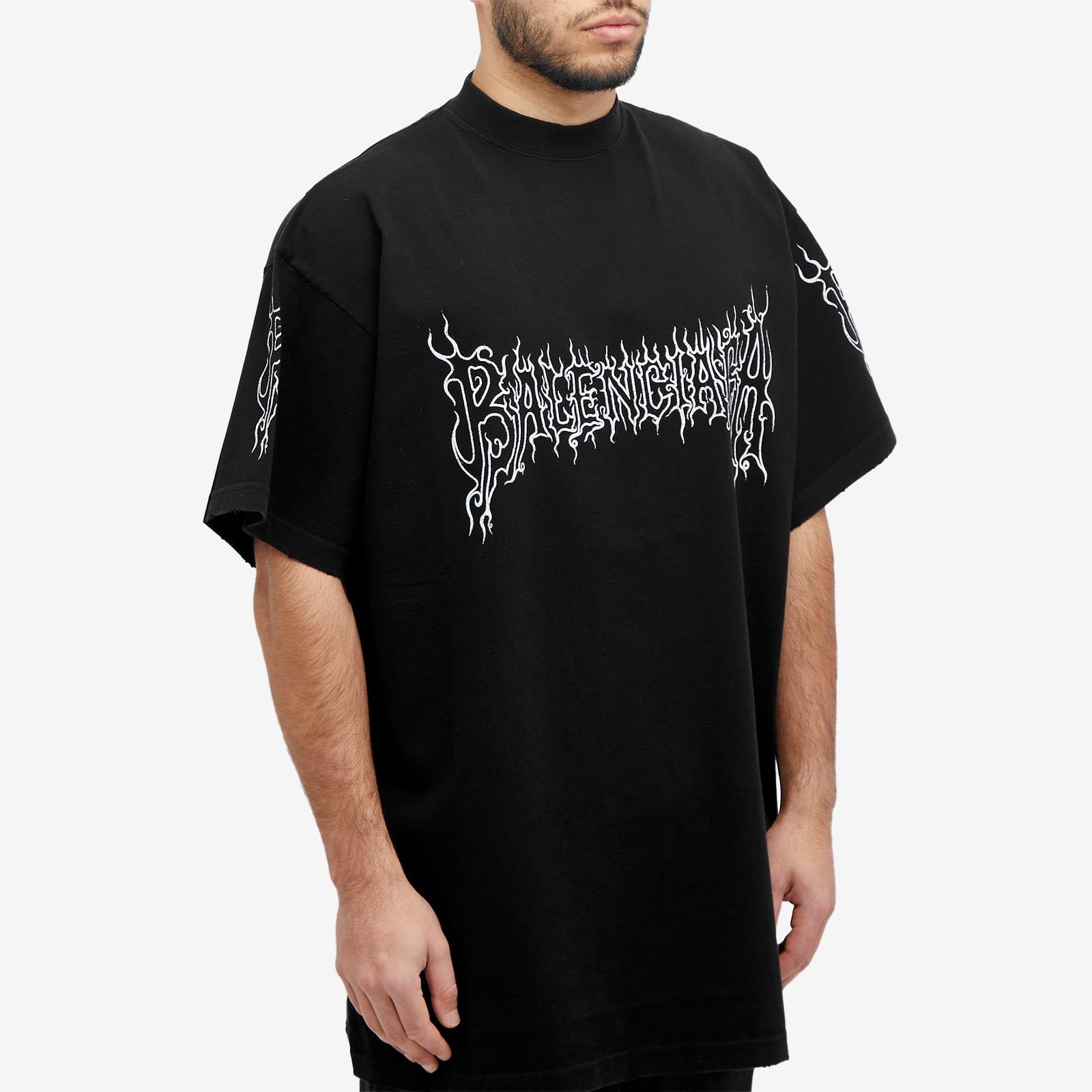 BALENCIAGA DARKWAVE ロゴ オーバーサイズ 半袖Tシャツ nC6JEWxtnDc1.jpg?width=768