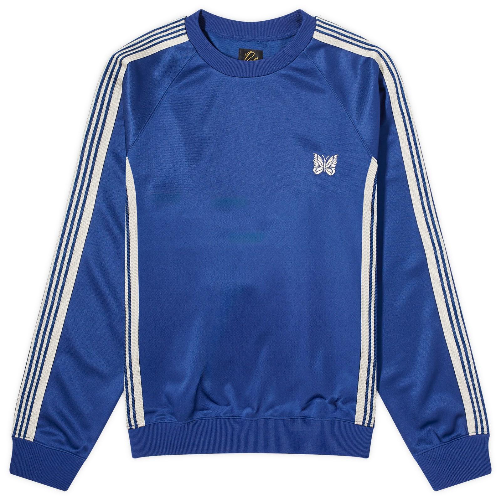 Needles Poly Smooth Crew Neck Sweatshirt in Blue for Men | Lyst UK
