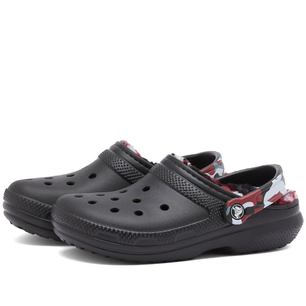 Crocs™ Classic Lined Camo Clog in Black | Lyst