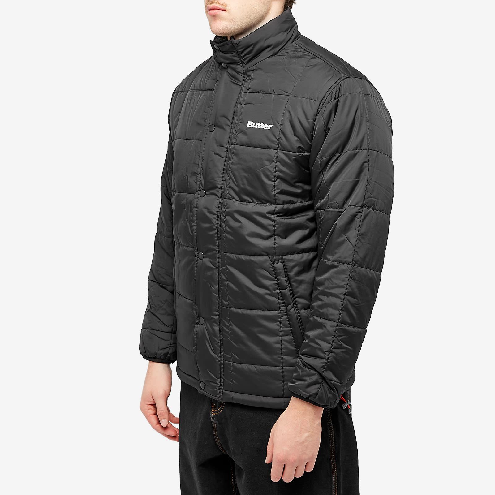 Butter Goods Grid Puffer Jacket in Black for Men | Lyst