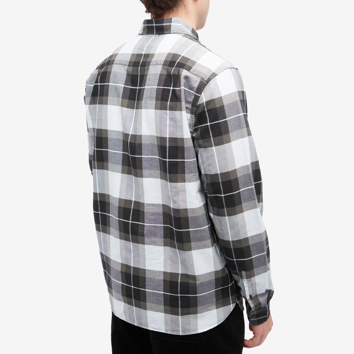 Fred Perry Tartan Shirt in Gray for Men | Lyst