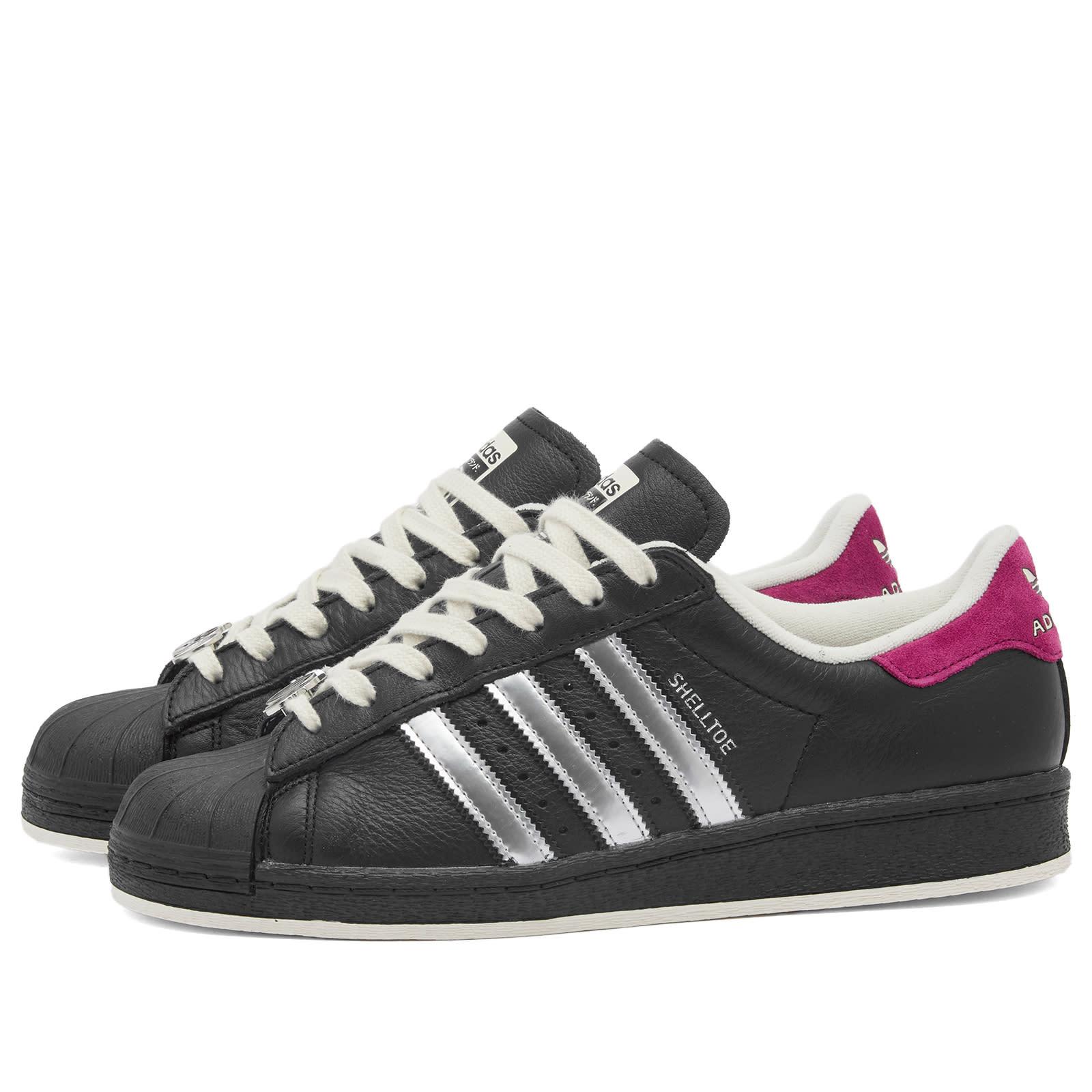 Black adidas shoes shell toe online