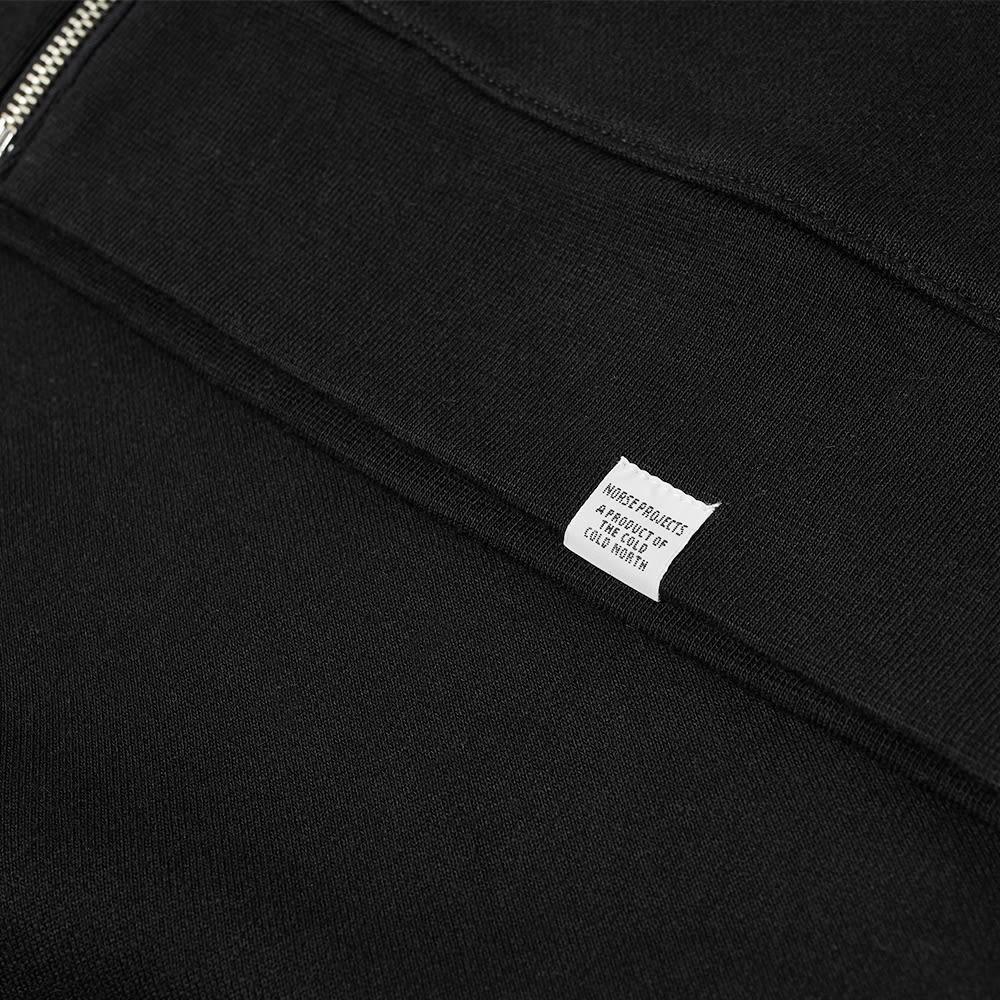 norse projects vagn zip moletom com capuz