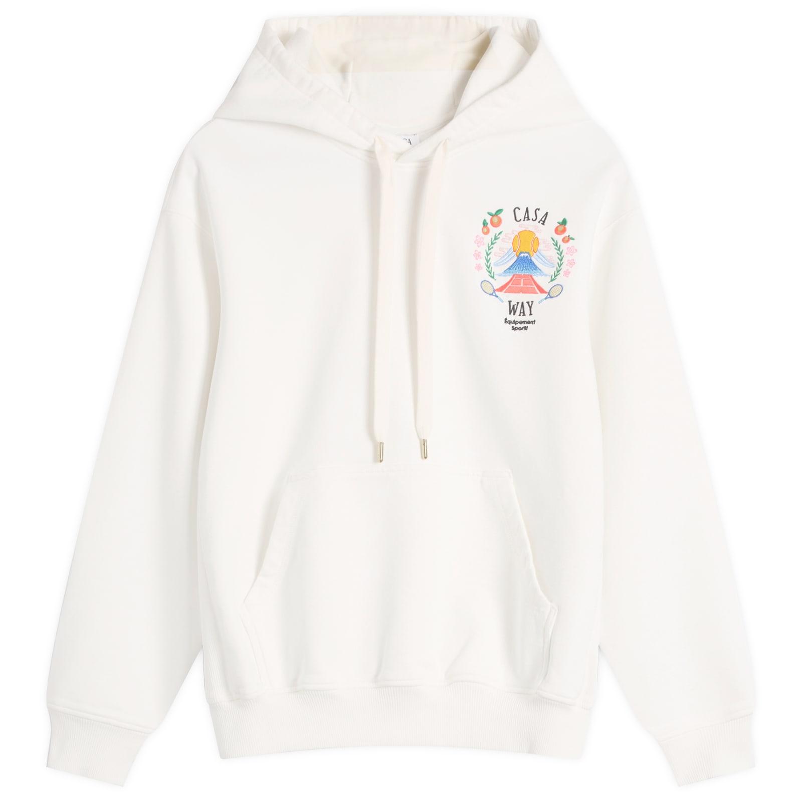 パーカー・フーディ Casablanca Relaxed-Fit Sweatshirt With Mountain Embroidery Casablanca Gradient Hoodie | Blue | FARFETCH