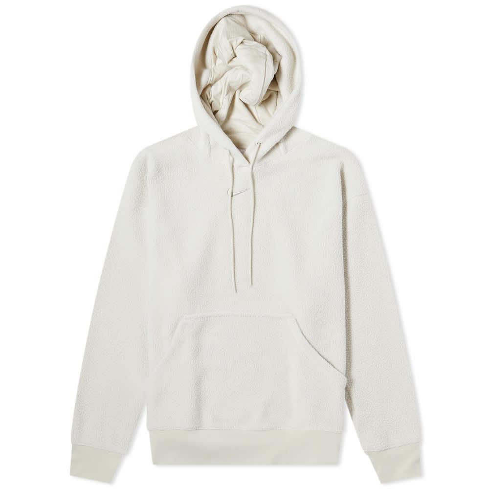 Nike Plush Pullover Hoody in White | Lyst