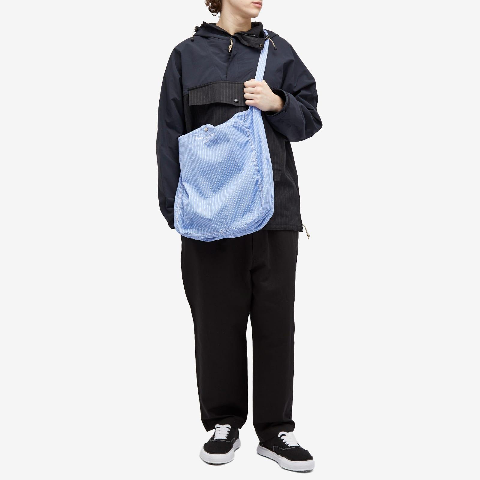 Comme des Garçons Stripe Garment Washed Tote Bag in Blue for