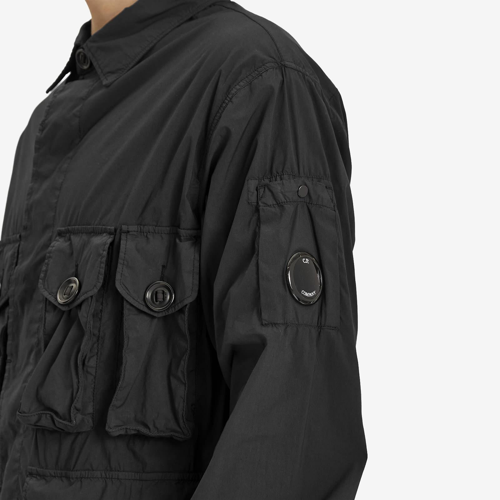 C.P. Company Multi Pocket Shirt Jacket in Black for Men | Lyst