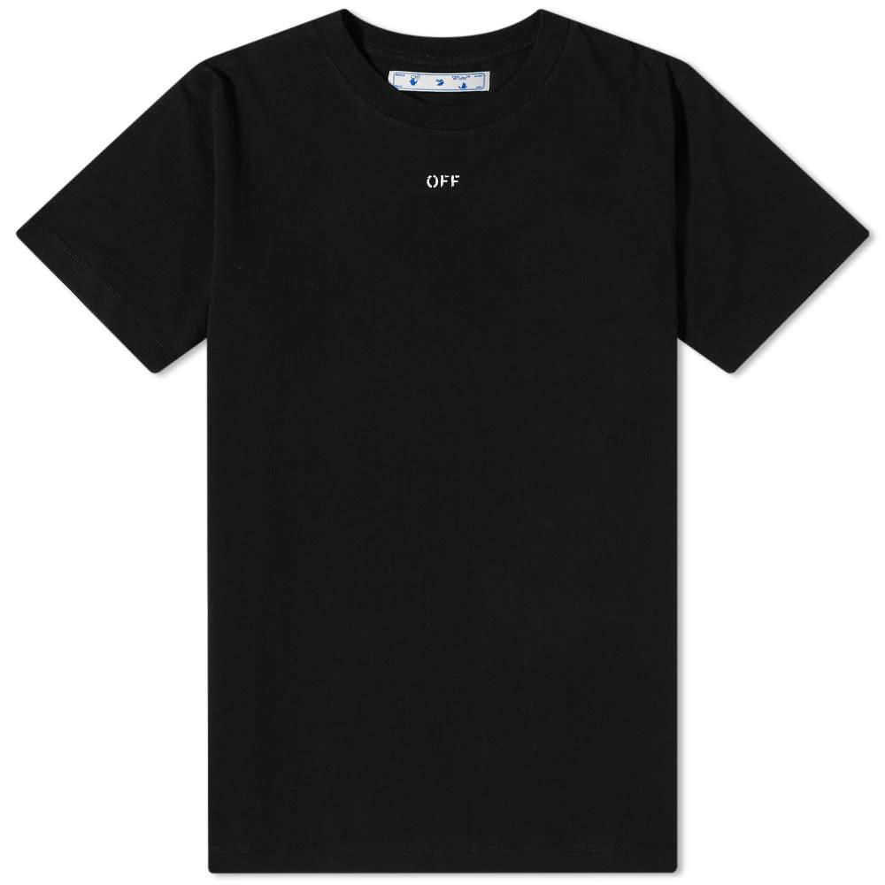 off white stencil logo t shirt