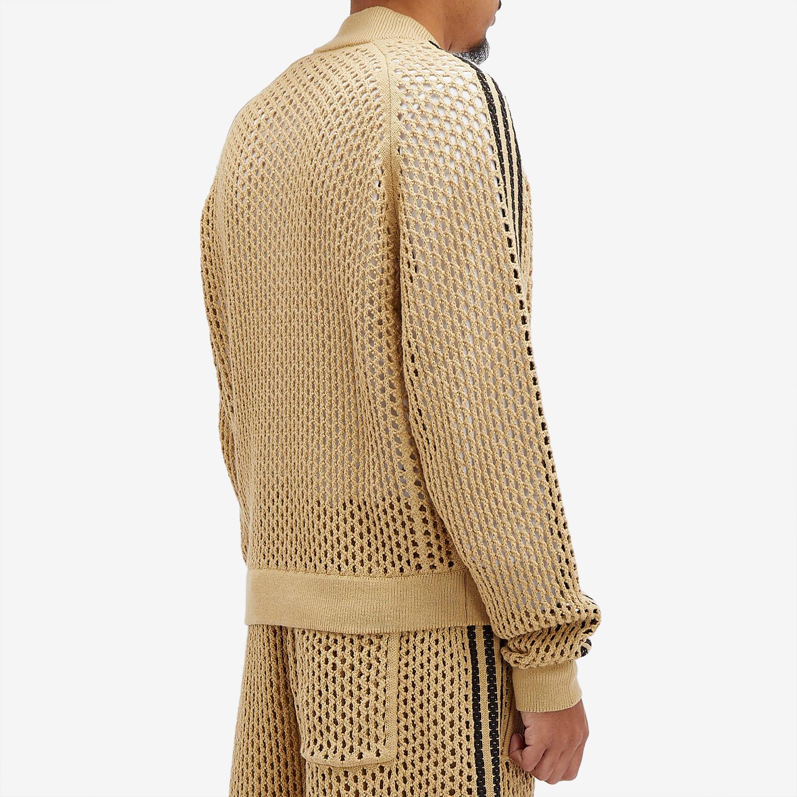 adidas Clot Crochet By Ec Superstar Track Top in Natural adidas Clot Crochet By Ec Superstar Track Top in Natural