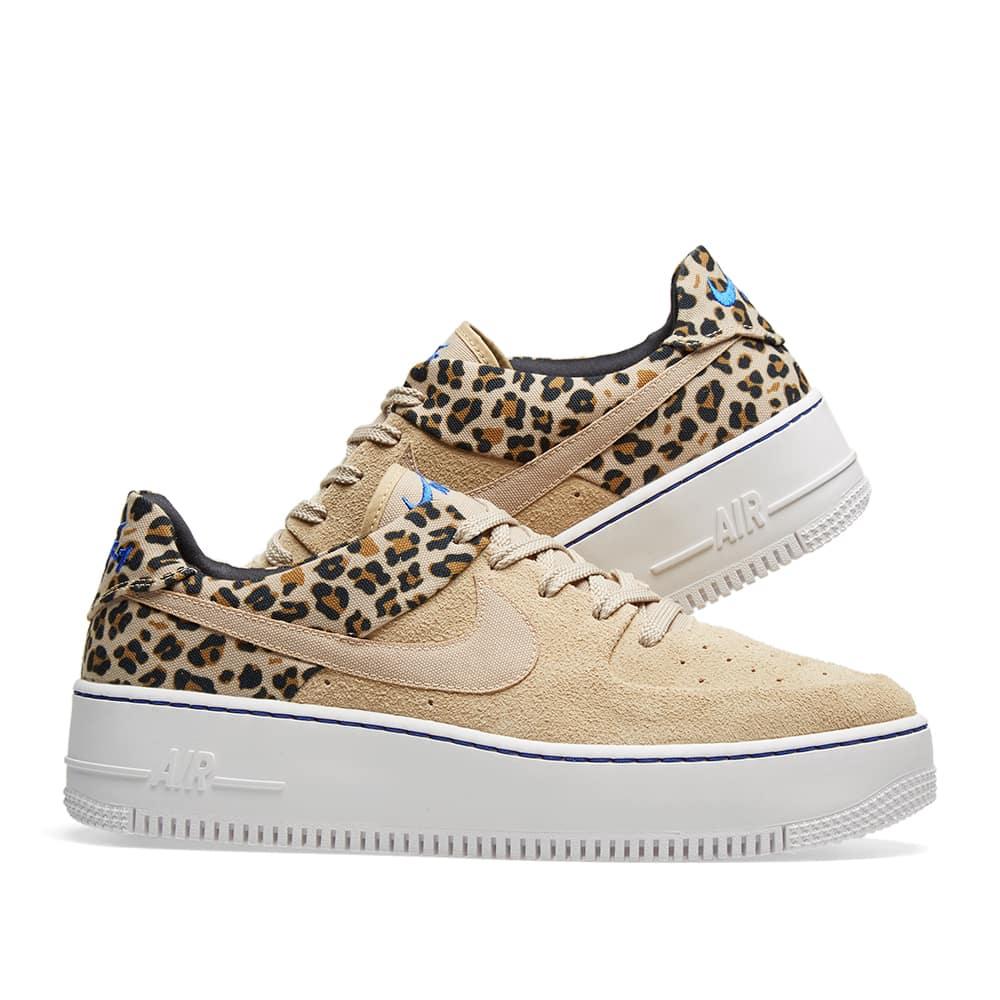 women's air force 1 sage low leopard