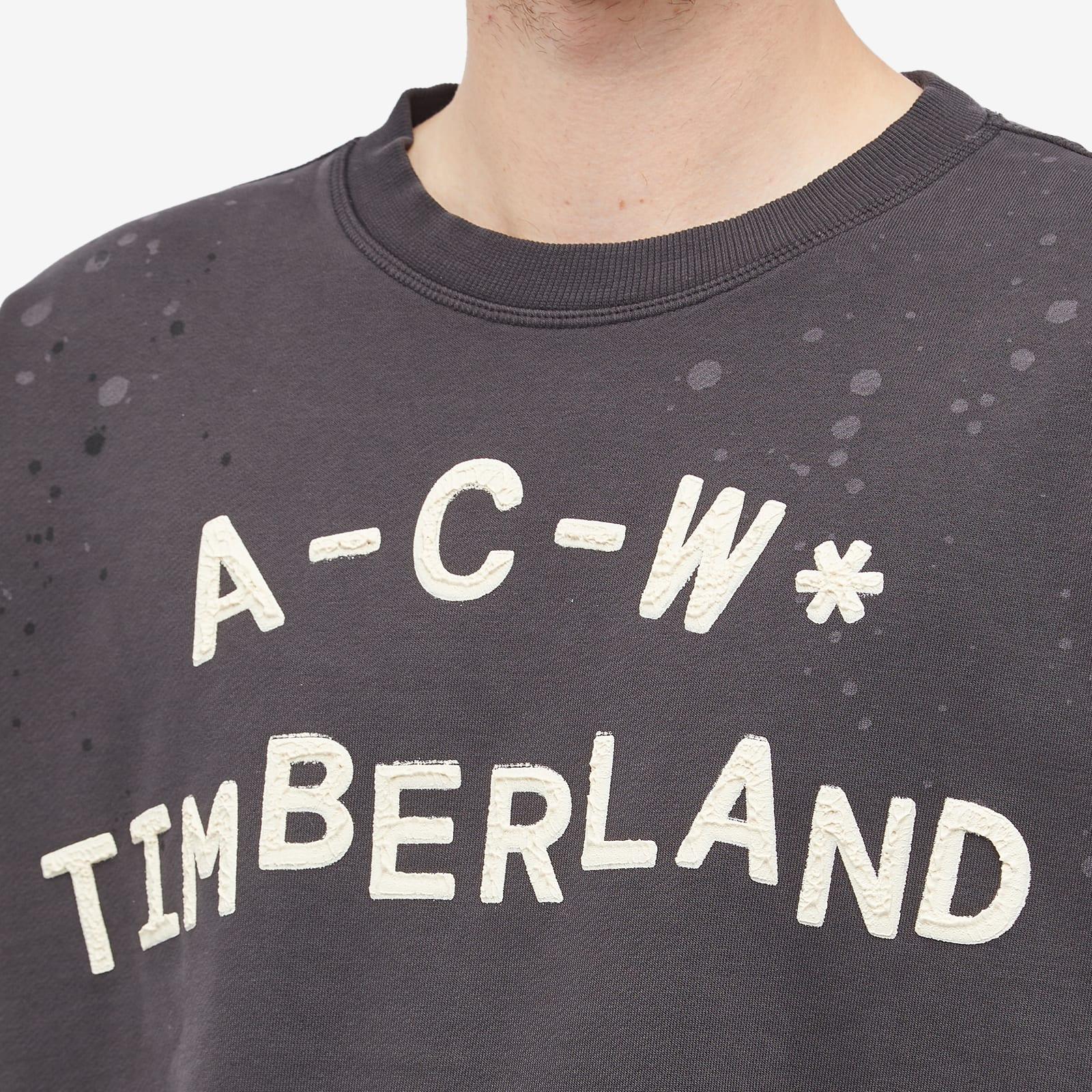 Timberland X A-cold-wall* Crew Sweat in Gray for Men | Lyst
