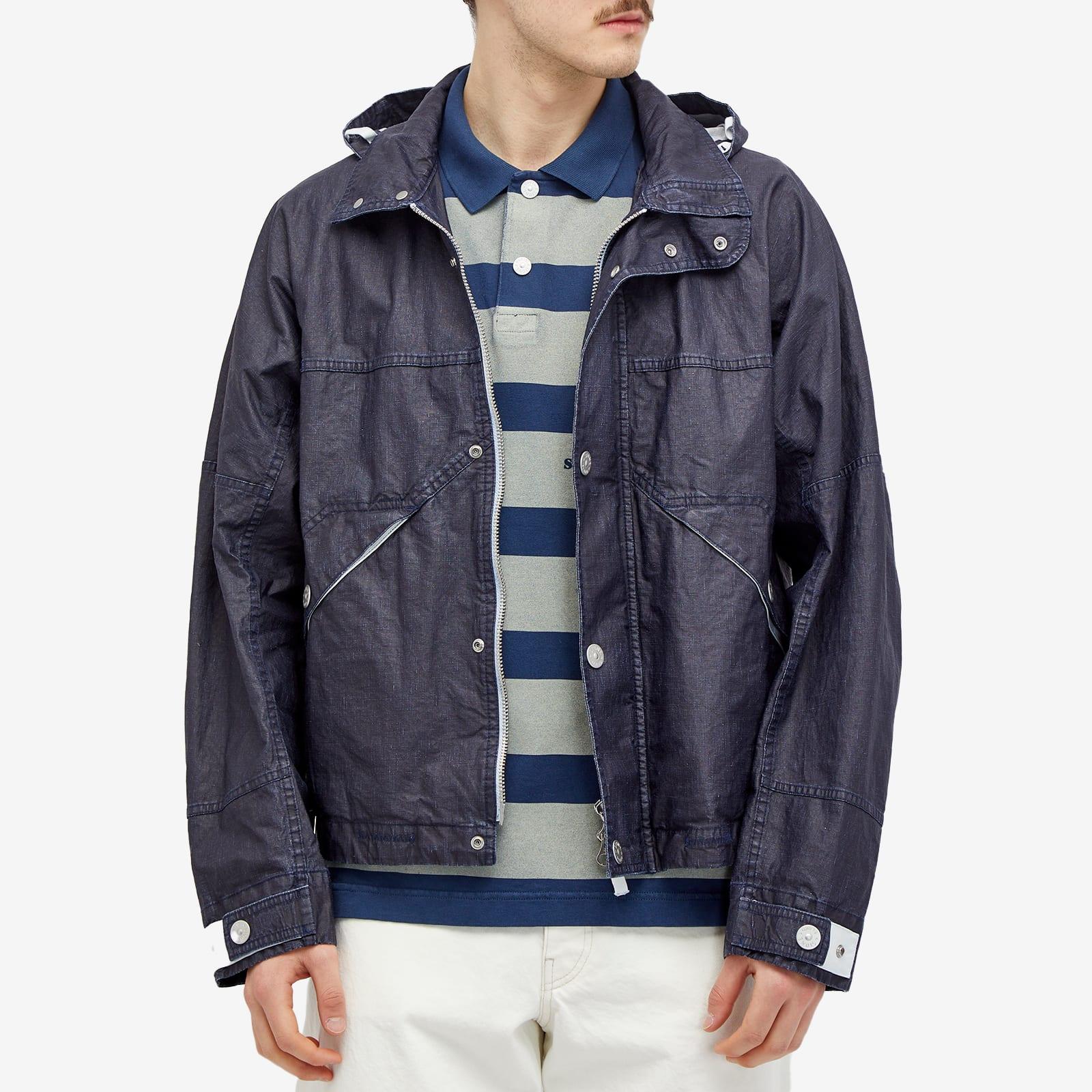 Stone Island Marina Raw Linen Jacket in Blue for Men | Lyst