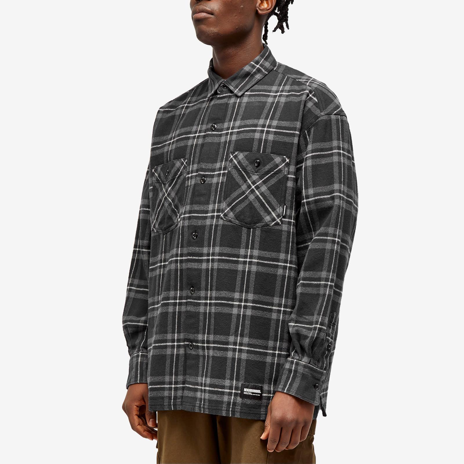 NEIGHBORHOOD SAVAGE TARTAN CHECK SHIRT NEIGHBORHOOD SAVAGE TARTAN