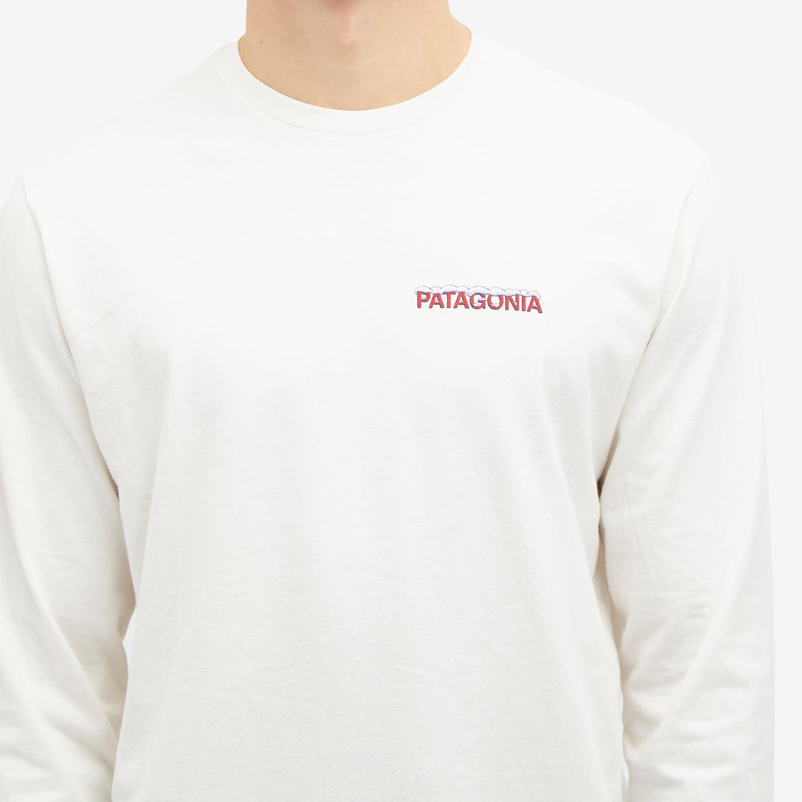 Patagonia Long Sleeve Chill Responsibili T Shirt in White for Men Lyst UK