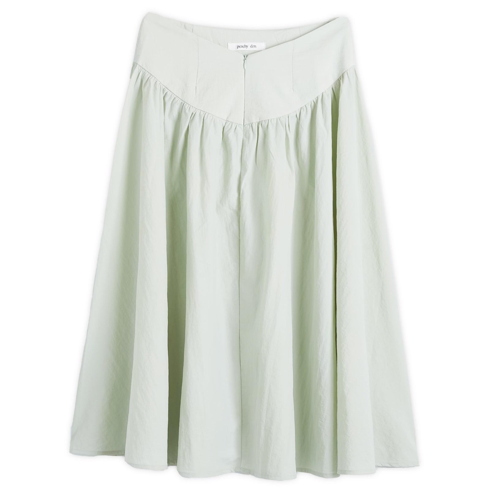 Peachy Den Deba Midi Nylon Skirt in Blue | Lyst