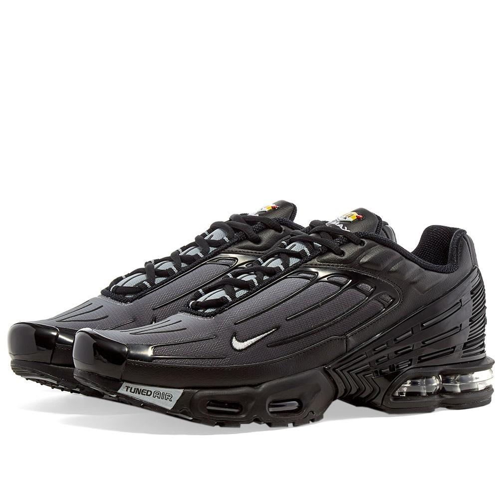 Nike Leather Air Max Plus Iii in Black for Men | Lyst