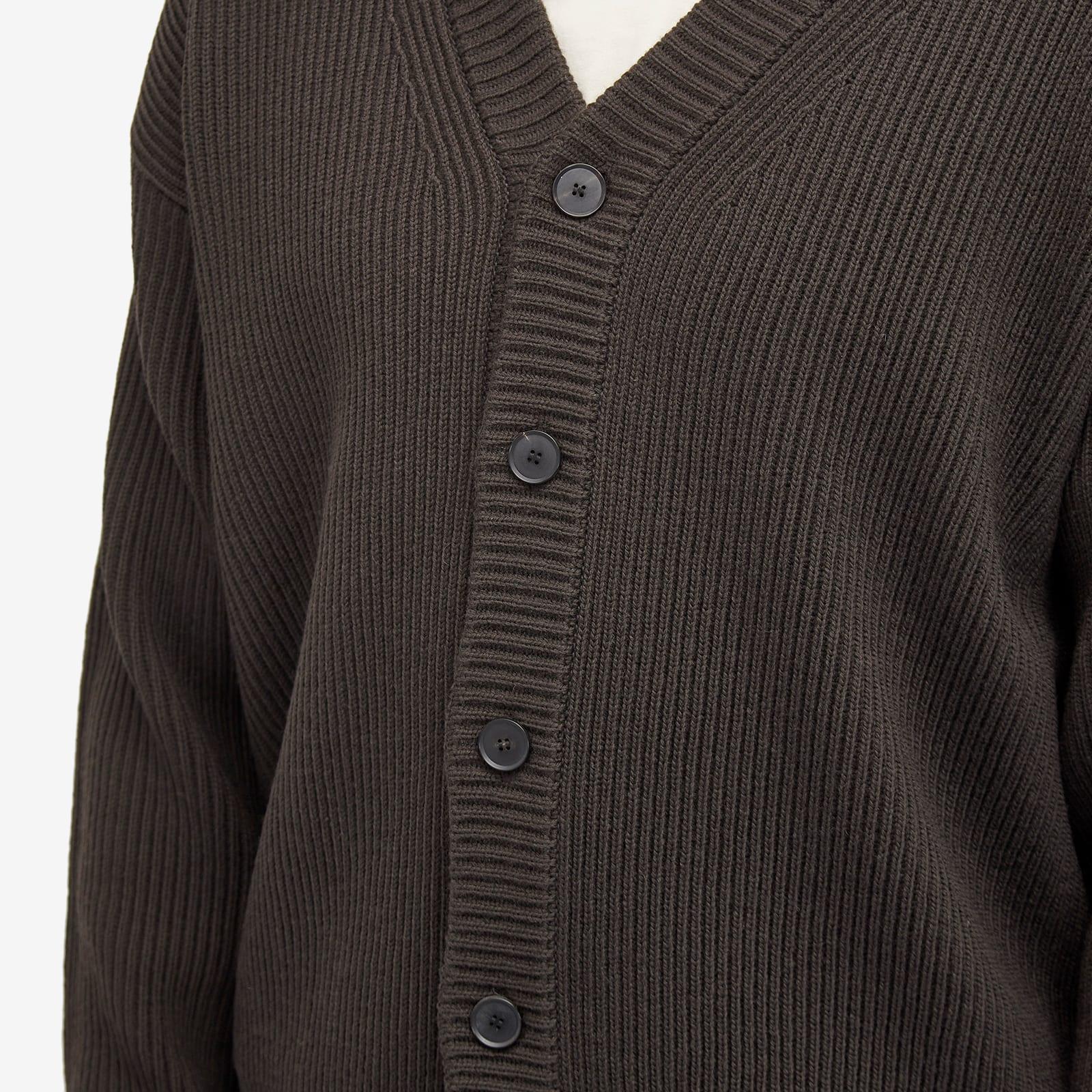 AURALEE French Merino Rib Cardigan in Black for Men | Lyst