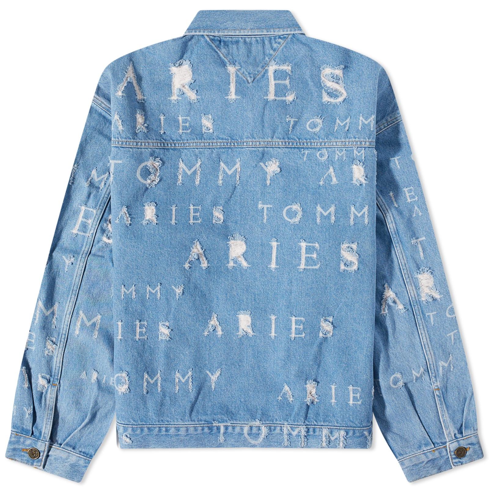 Tommy Hilfiger X Aries Laser Denim Jacket in Blue for Men | Lyst UK