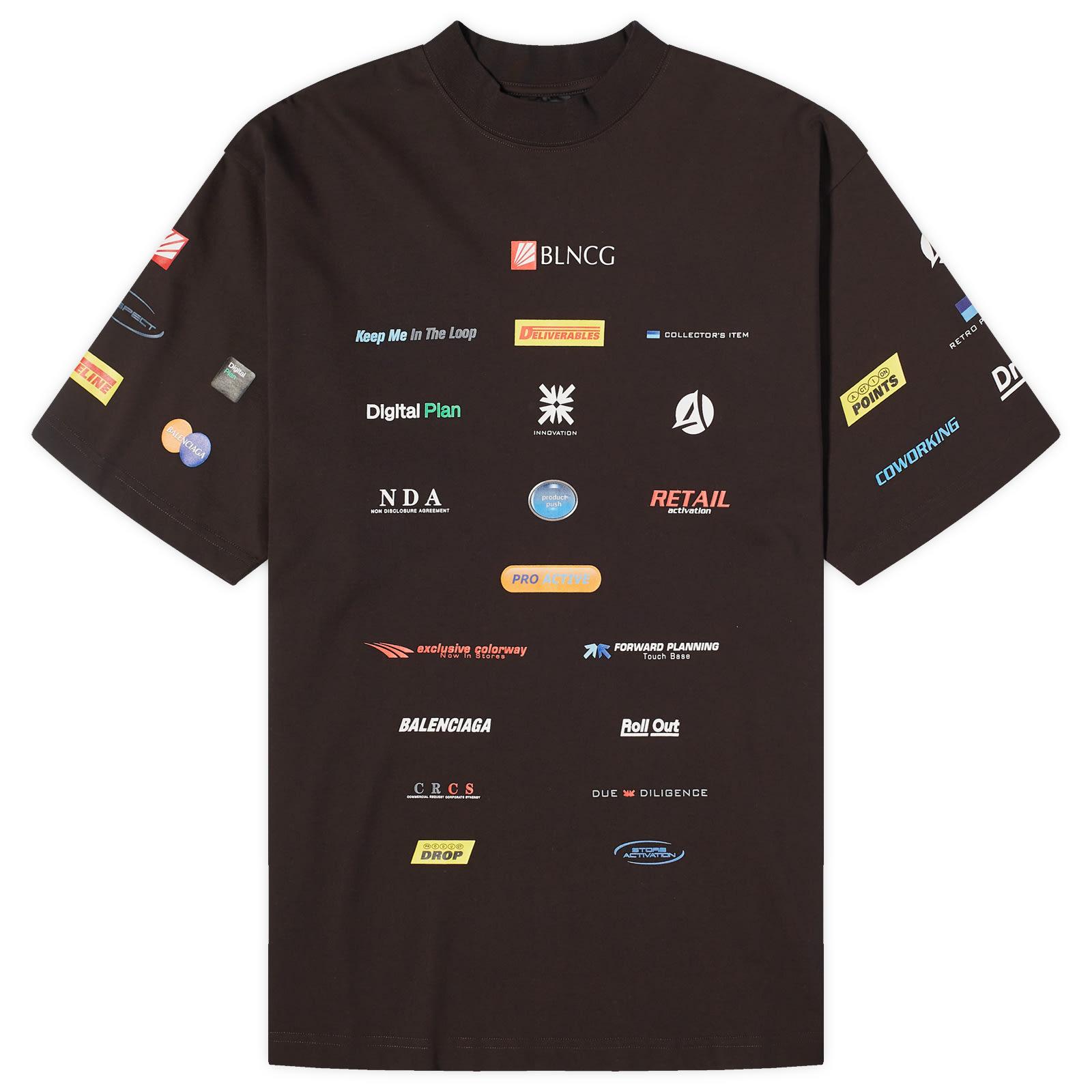 Balenciaga バレンシアガ / Business Tee Balenciaga Business T-Shirt in Black for Men | Lyst