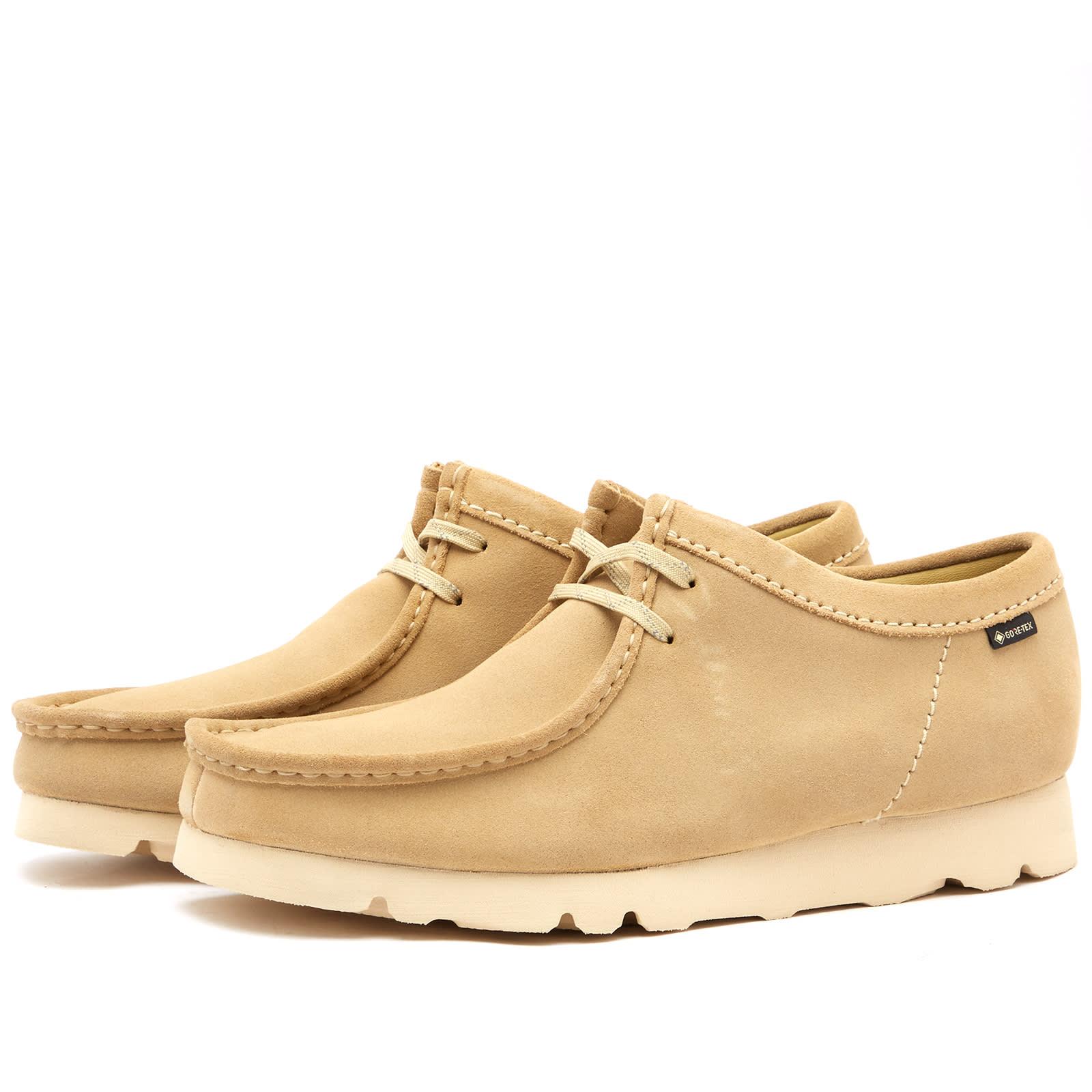 Clarks Wallabee Gore-tex in Natural | Lyst UK