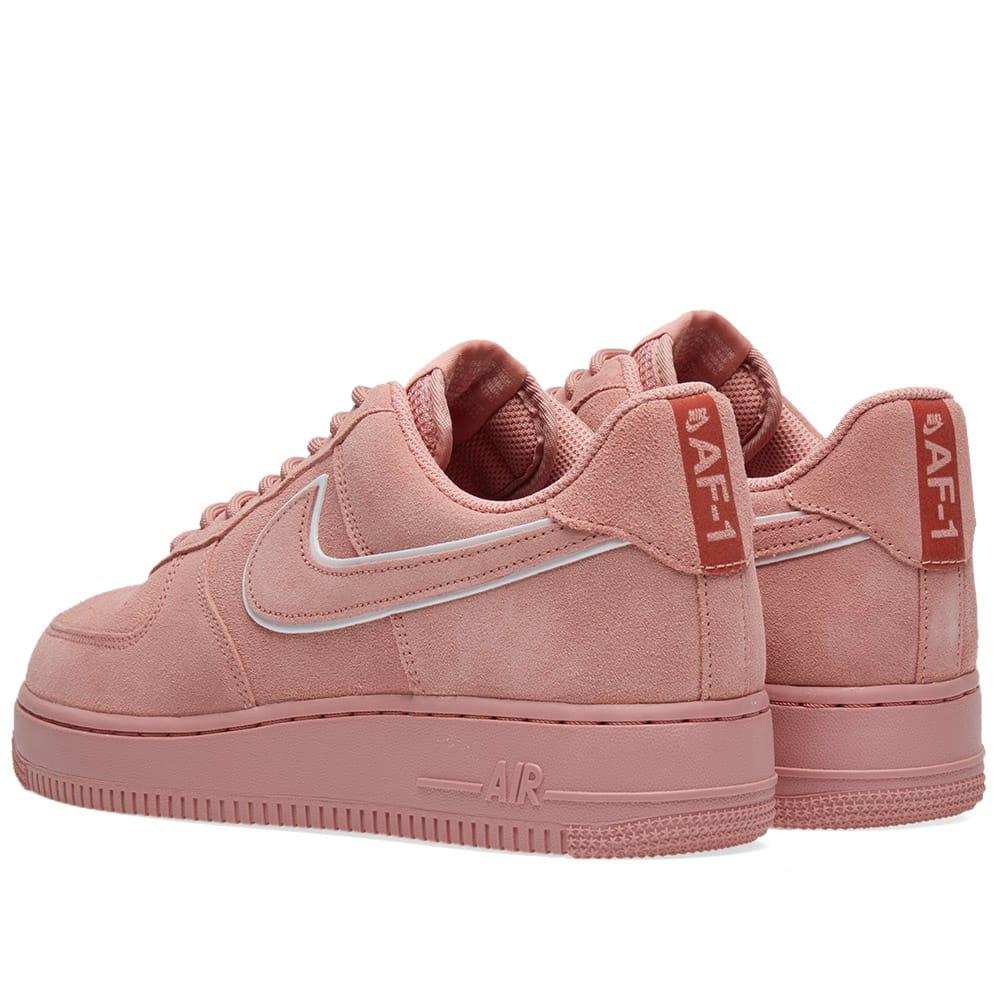 Nike Air Force 1 '07 Lv8 Suede in Pink 