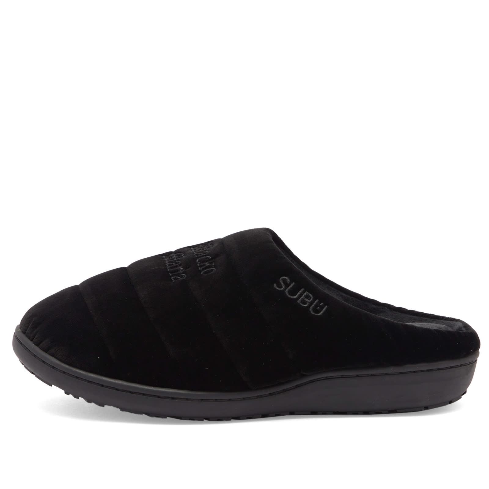 SUBU × NANGA × WACKO MARIA Wacko Maria X Nanga X Subu Aurora Winter Sandals in Black