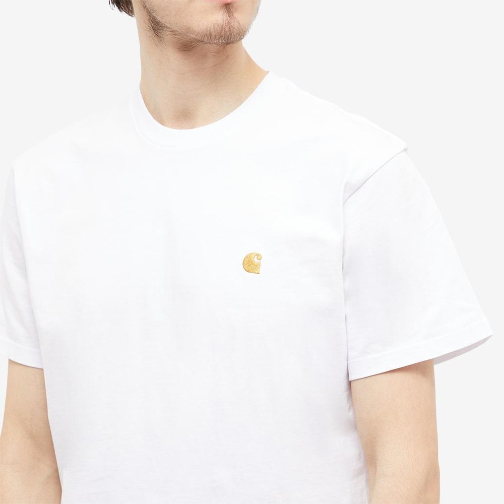 Carhartt WIP Chase T-shirt in White for Men | Lyst