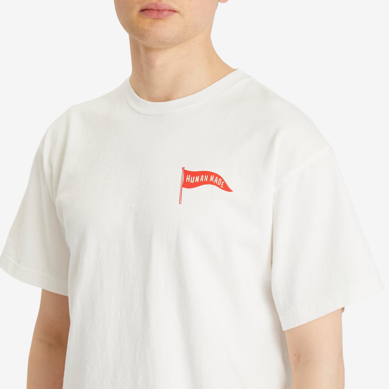 Human Made Polar Bear Flag T-Shirt in White for Men | Lyst UK