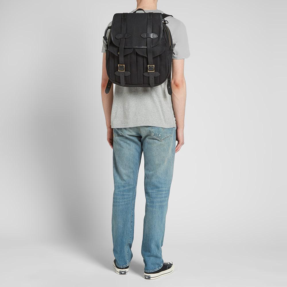 filson black backpack