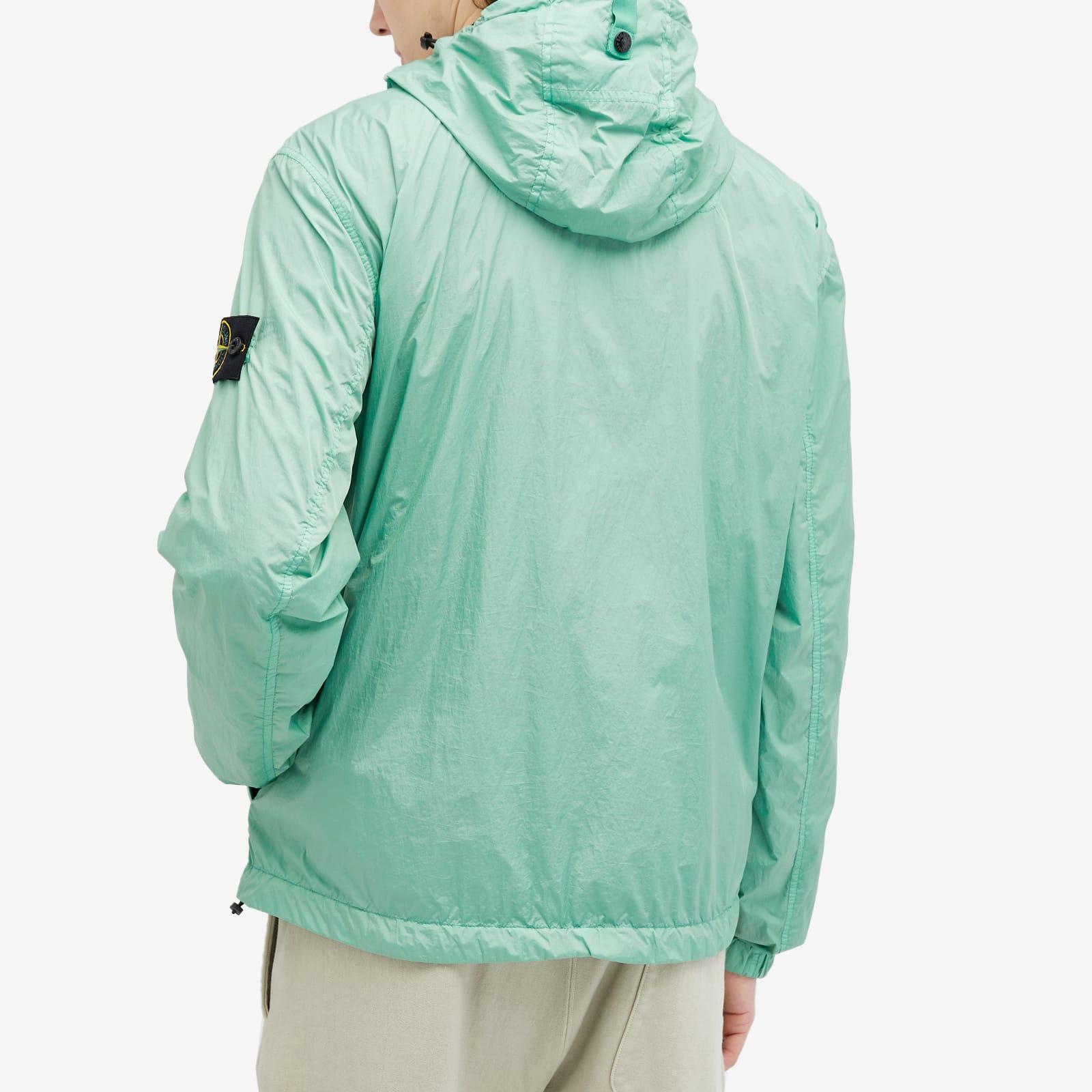 Stone Island Crinkle Reps Hooded Jacket in Green for Men Lyst UK