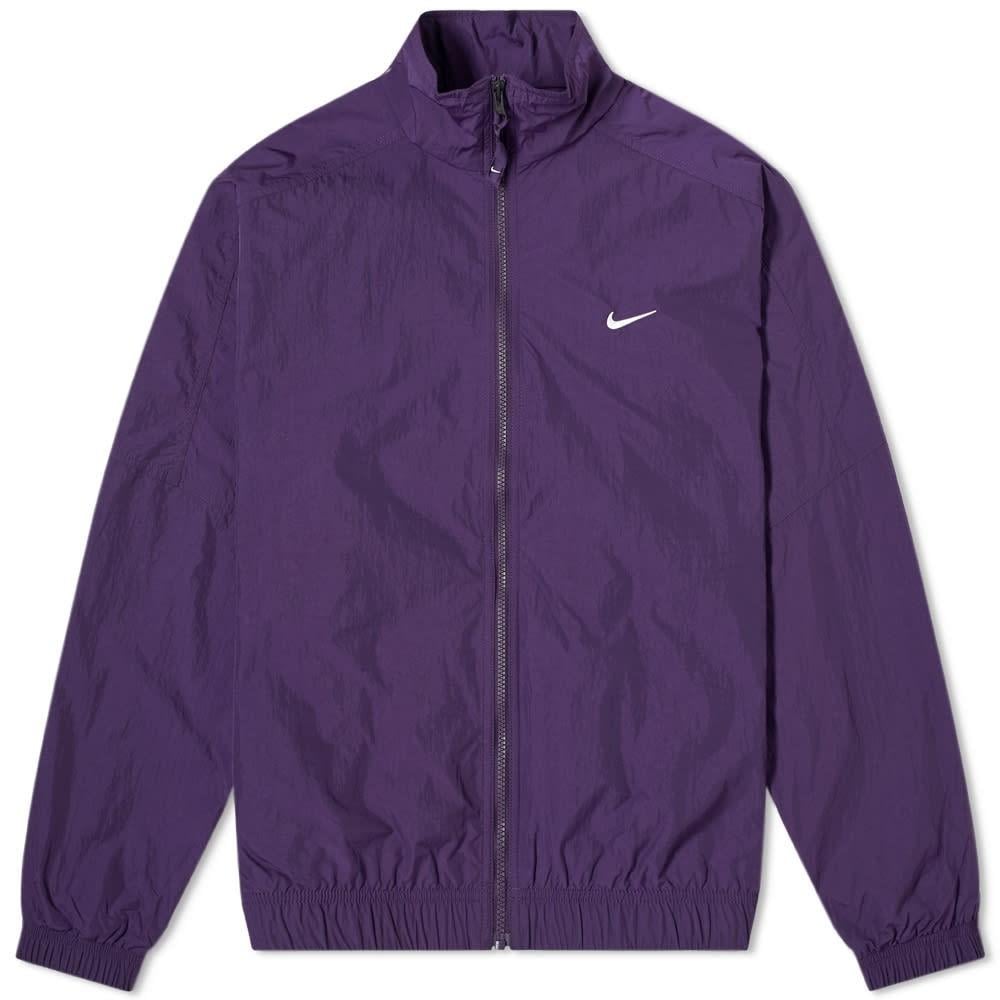 purple nike track jacket