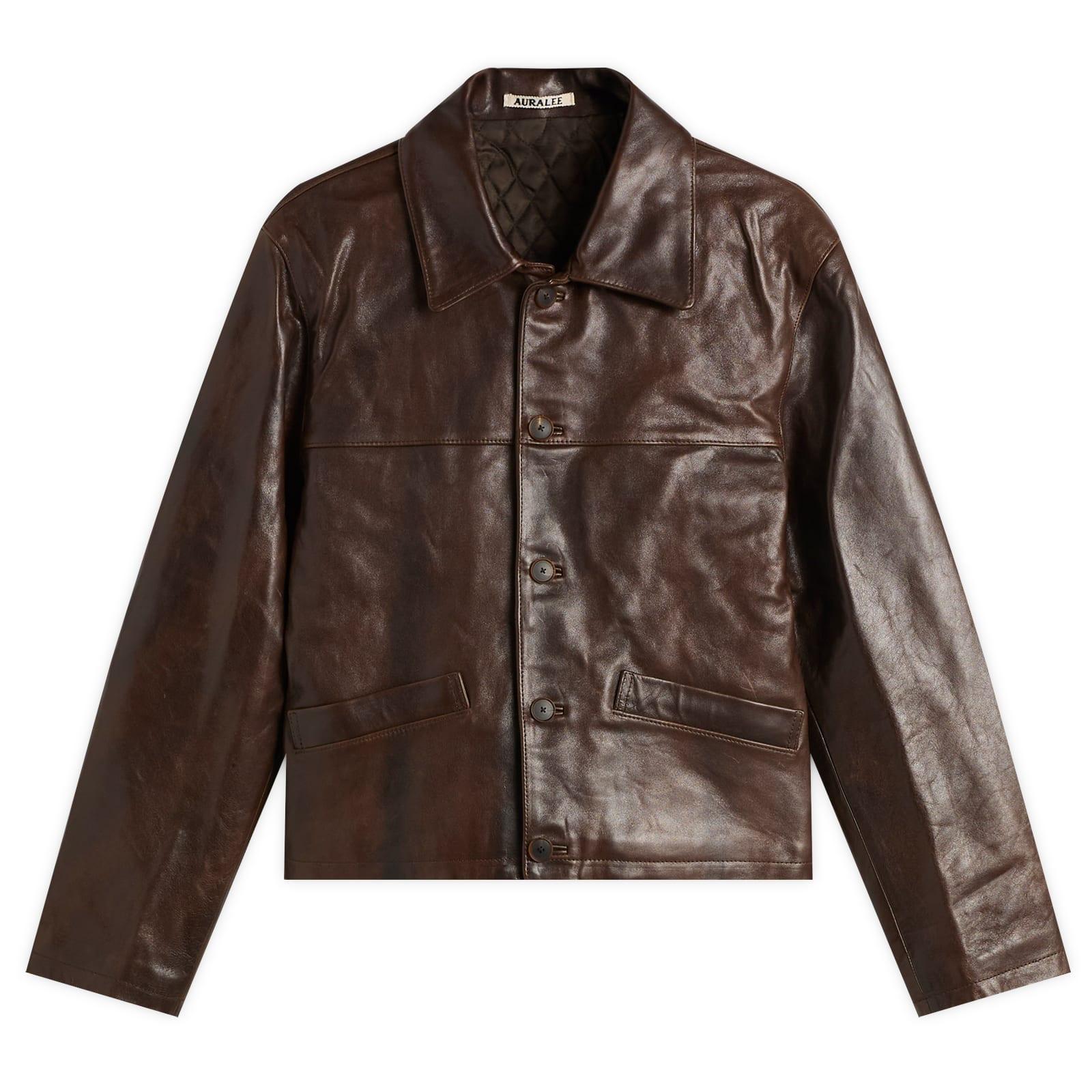 auralee-Dark-Brown-Heavy-Lamb-