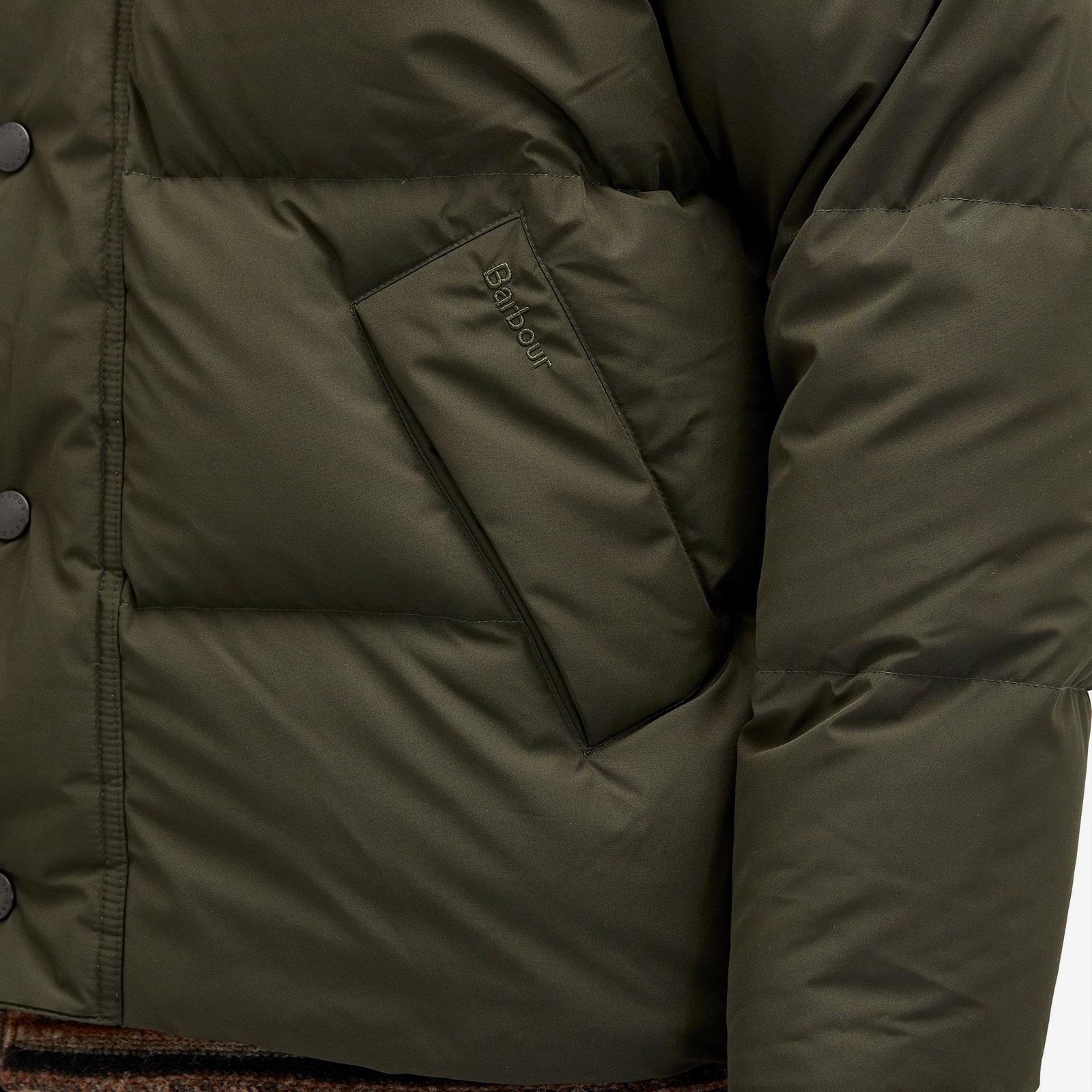 Barbour Os Down Transport Jacket in Green for Men | Lyst