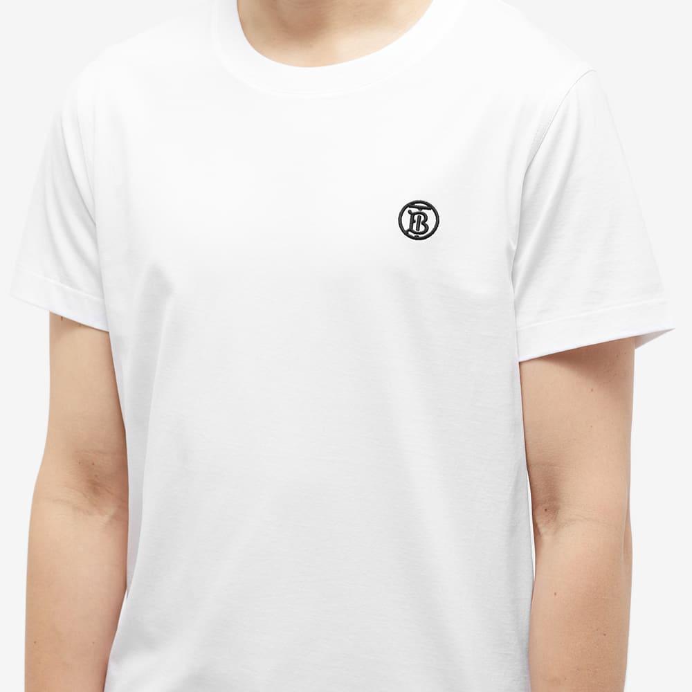 Burberry Parker Tb Circle Logo T-shirt in White for Men | Lyst