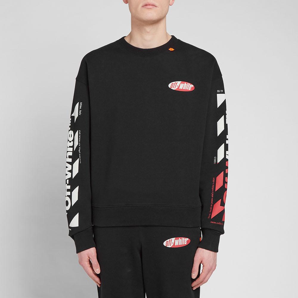 off white split hoodie
