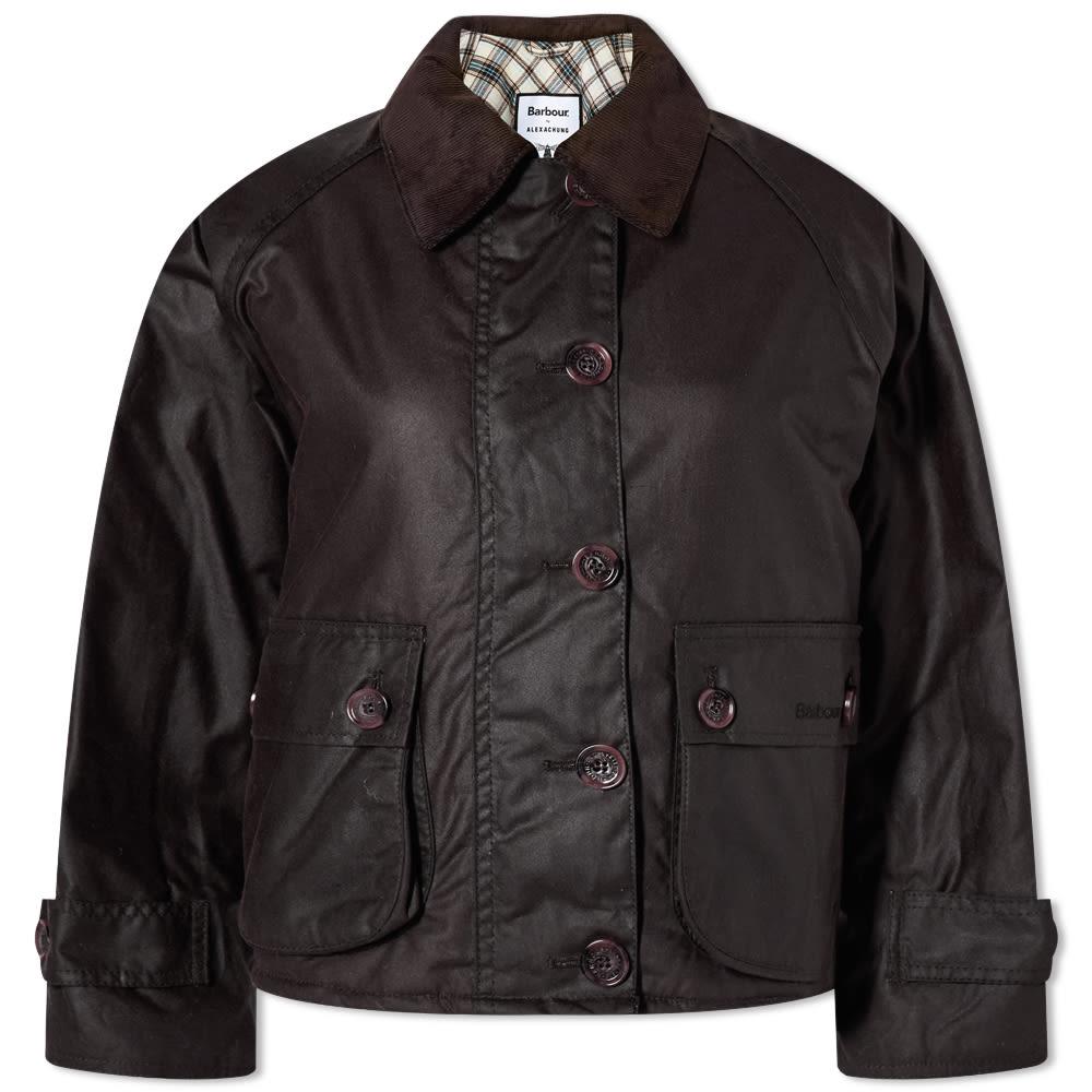 Barbour X Alexa Chung Short Blair Wax Jacket in Black Lyst UK