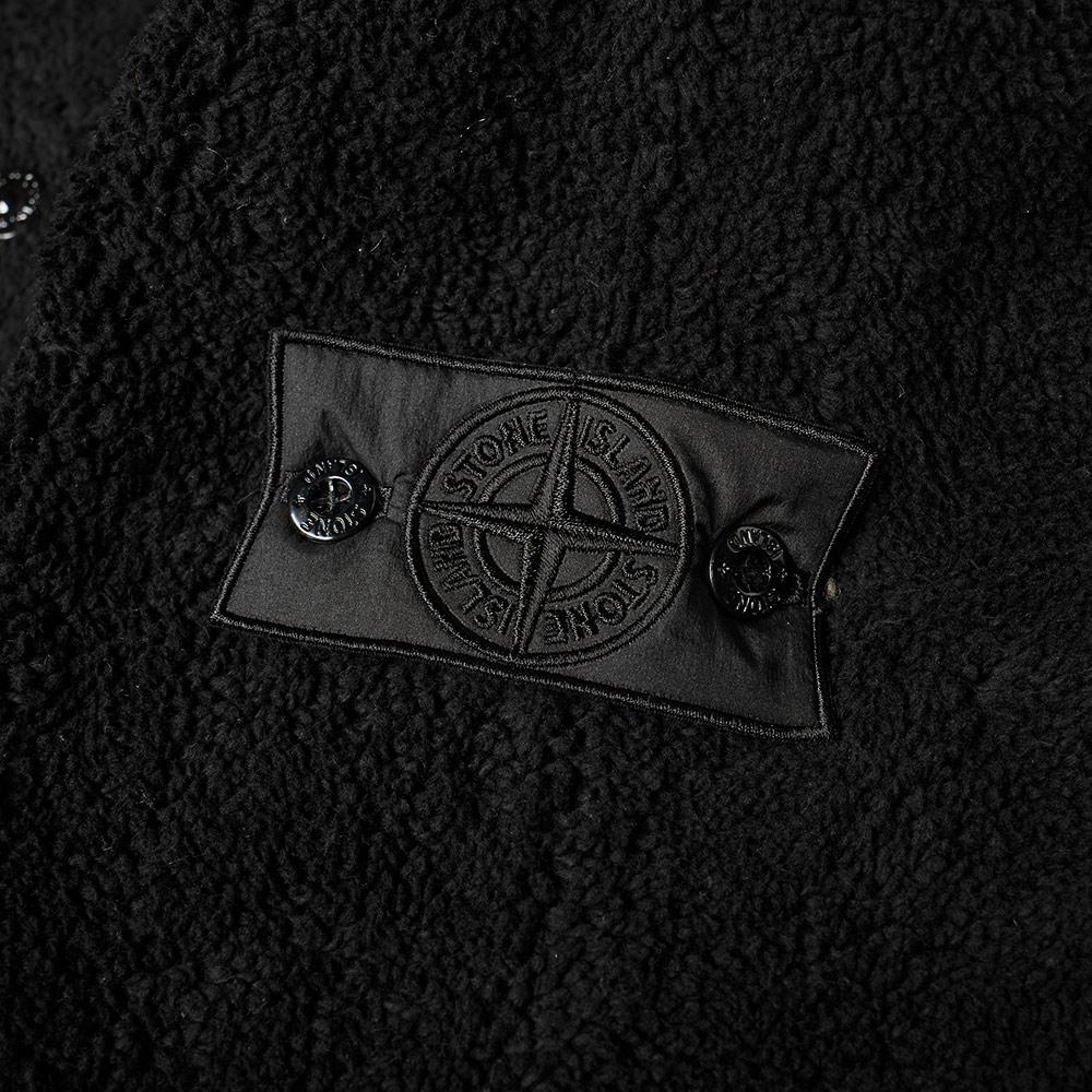 stone island fleece pile hat