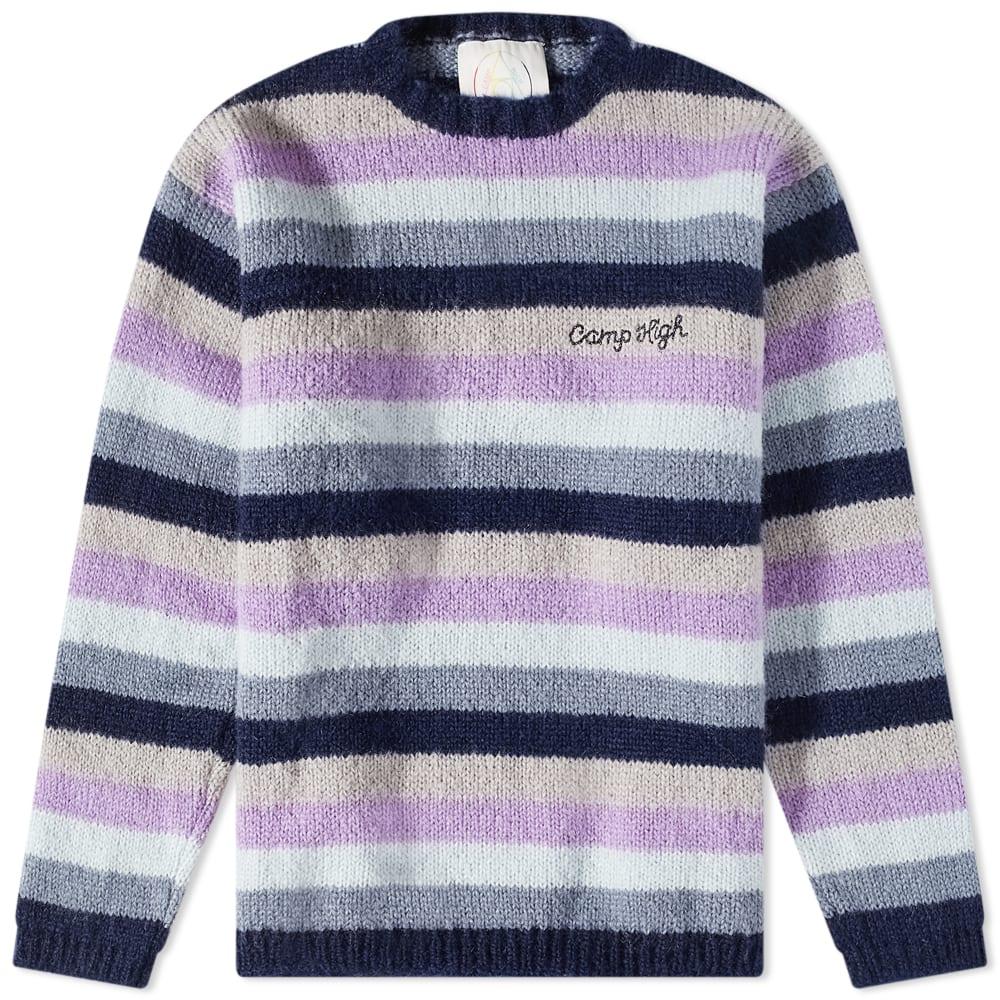 CAMP HIGH Mohair Sweat in Blue for Men | Lyst