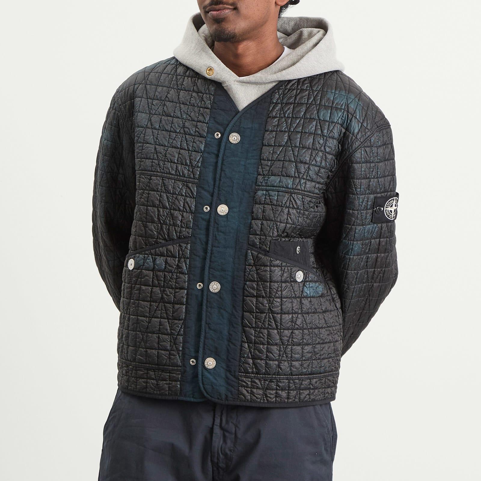 Stone Island Nylon Reps-Tc Corrosion Treatment Quilted Jacke in