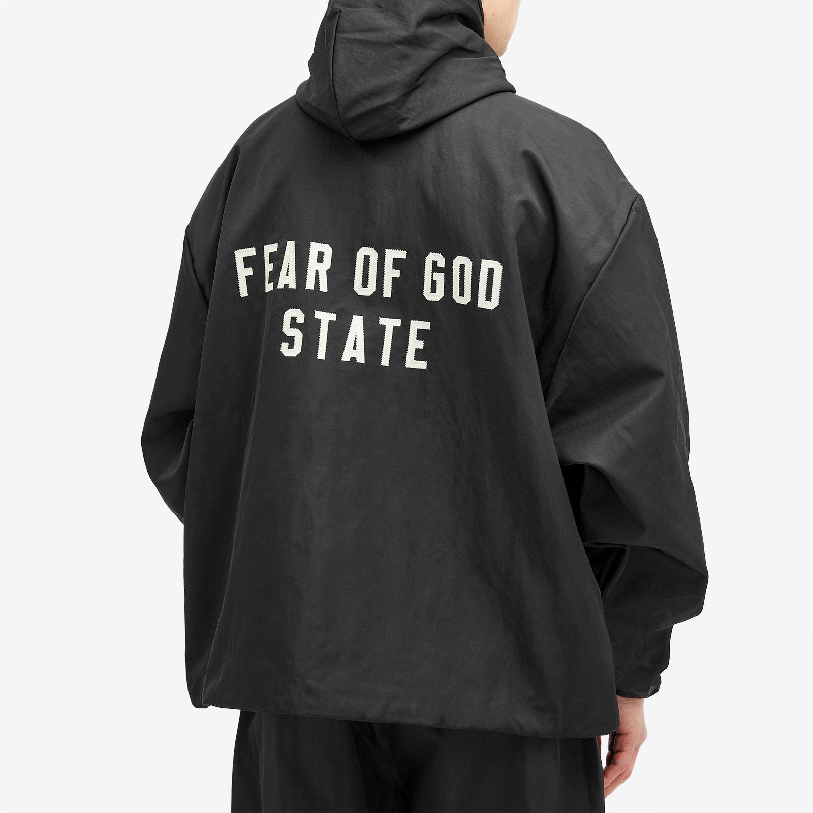 STOF ストフ Flagments Hooded Coach Coat NWT Coach Mens Coated Field Jacket with Hideaway Hood S