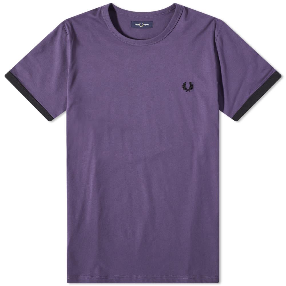 Fred Perry Ringer T-shirt in Purple for Men | Lyst