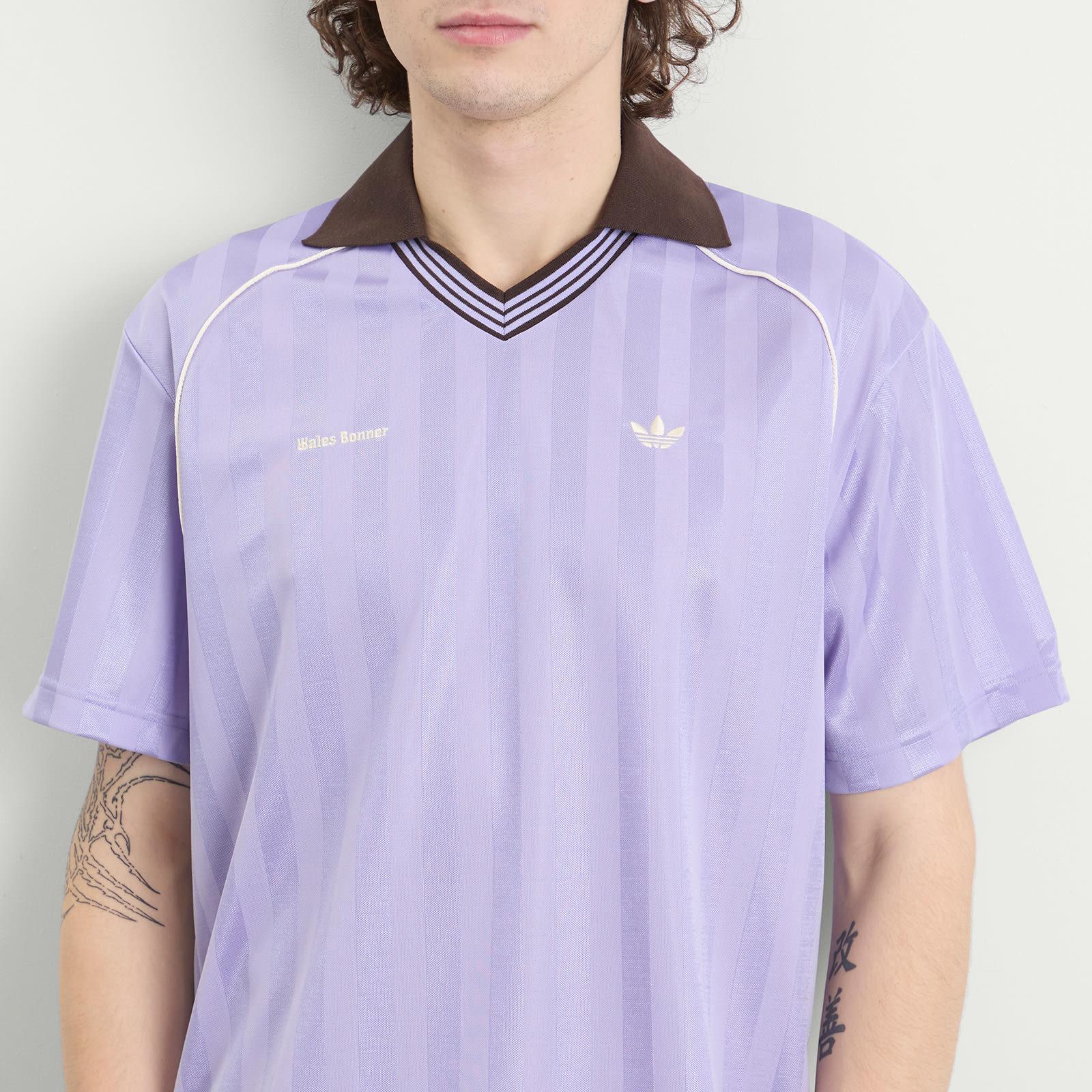 adidas X Wales Bonner Football T-Shirt in Purple for Men | Lyst