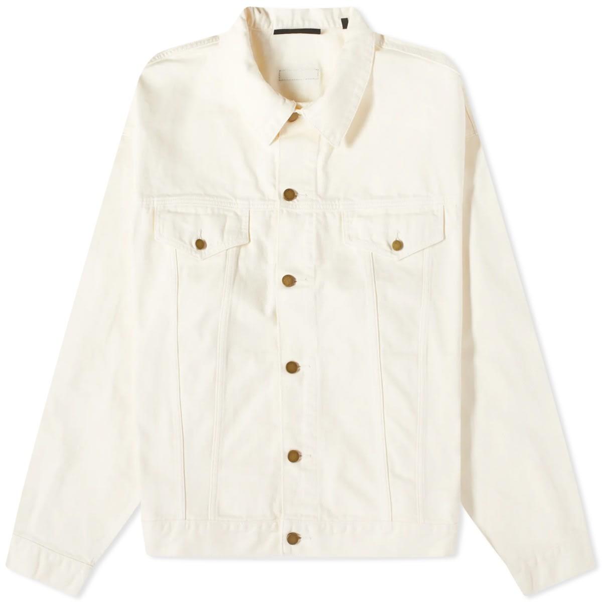 Fear of God ESSENTIALS Denim Jacket in White for Men