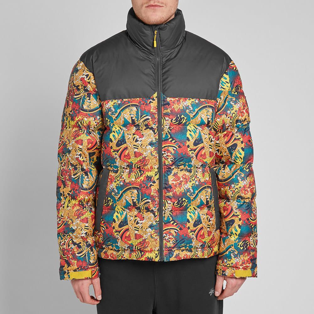 1992 nuptse jacket yellow