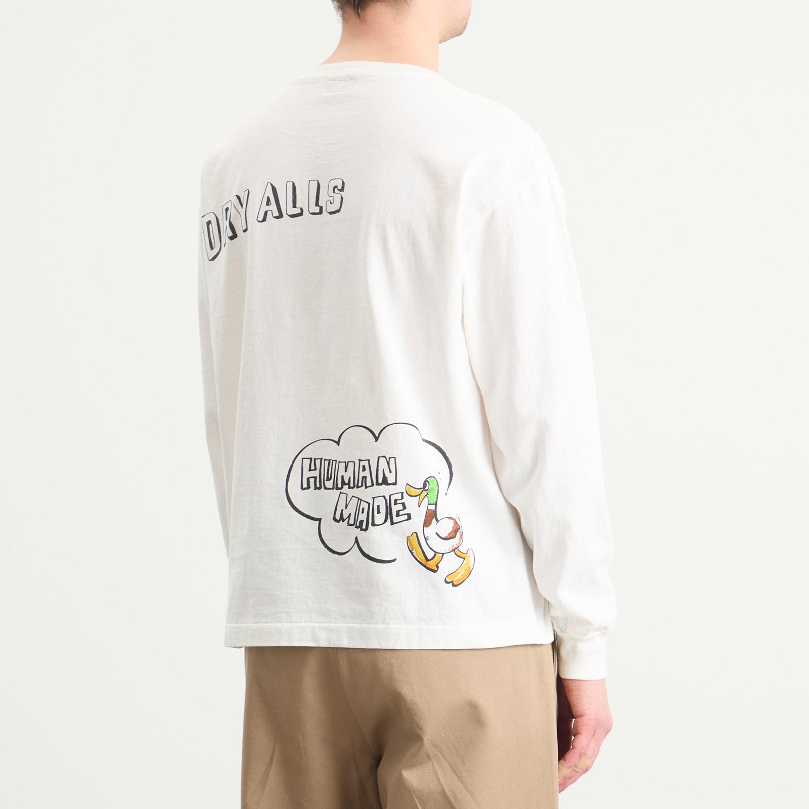 トップス Human Made Duck Long Sleeve T-Shirt human-made-White-Dry-Alls-Duck