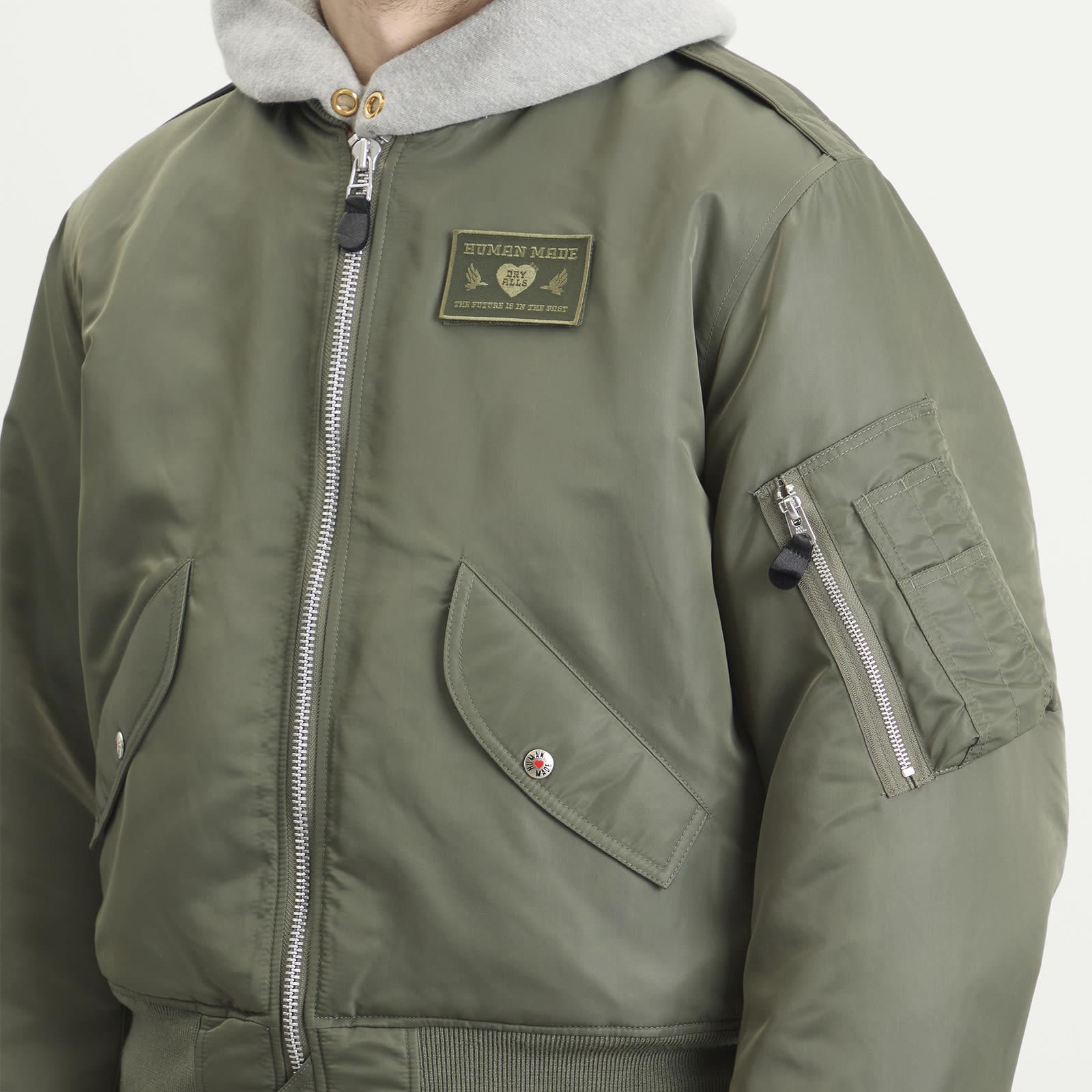 Human Made Flight Jacket in Green for Men | Lyst