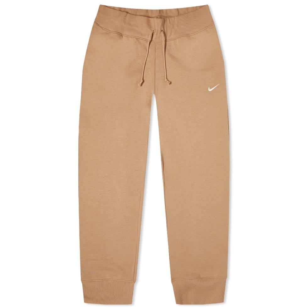 Nike Phoenix Fleece Cuff Pant in Natural | Lyst